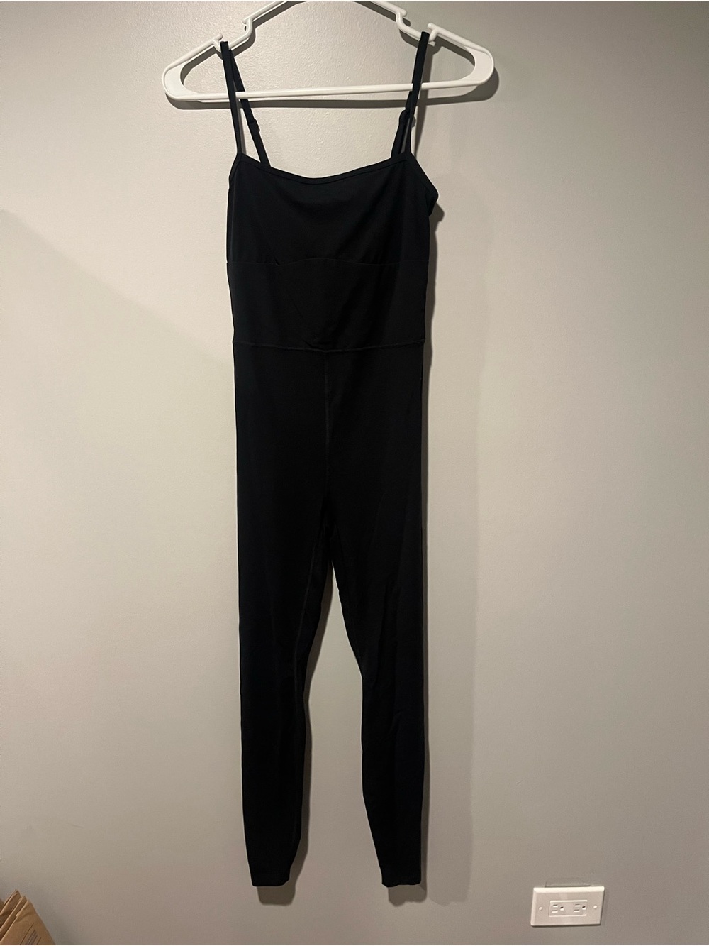 all in motion Black Slim Spaghetti-Strap Jumpsuit